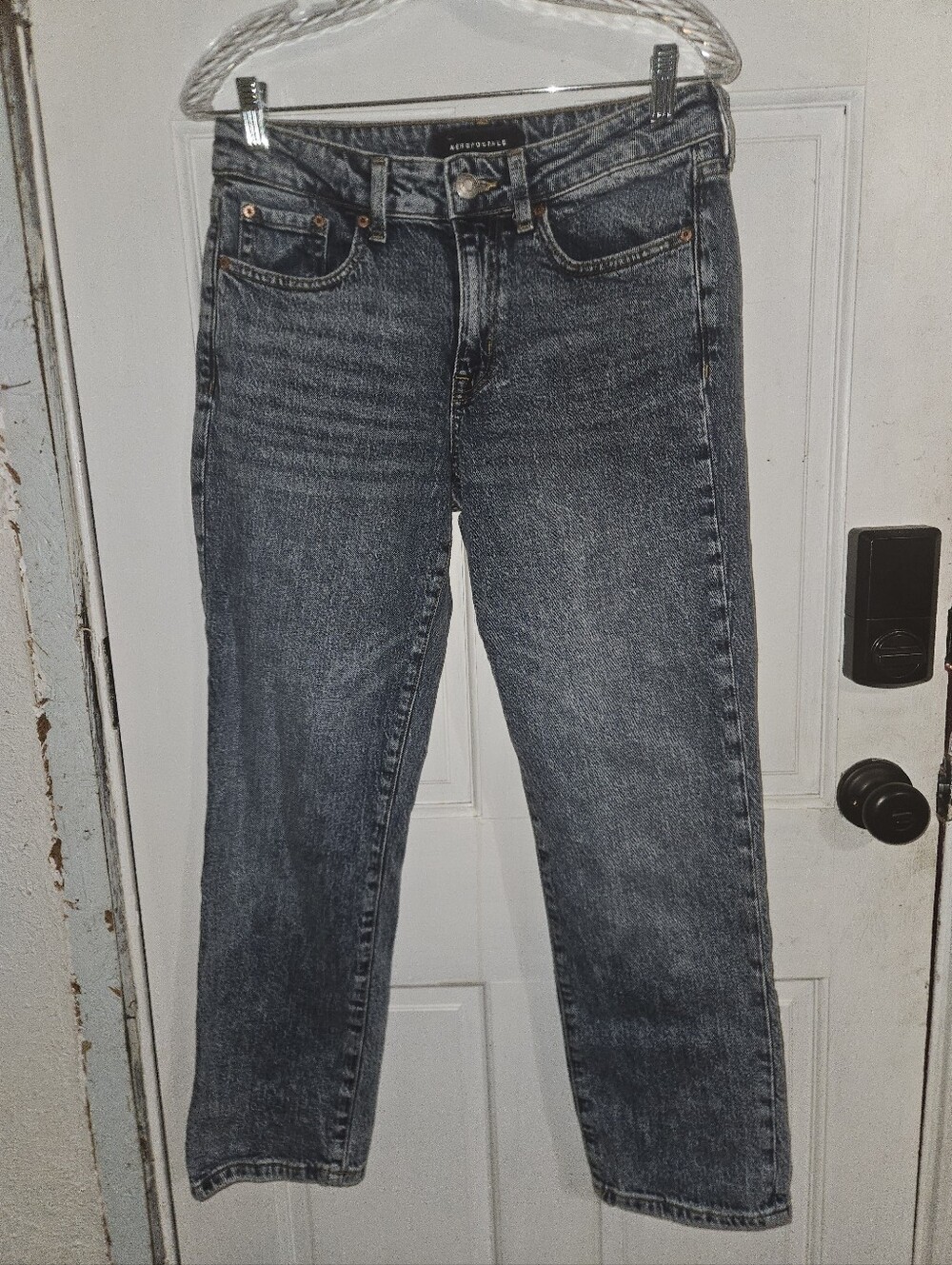 Aeropostale Mid Rise Acid Wash Jeans